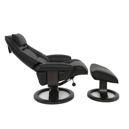 Fjords Admiral R Leather Recliner and Ottoman