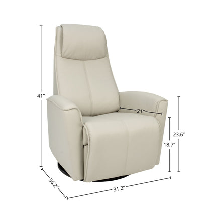 Fjords Urban Leather Swing Recliner
