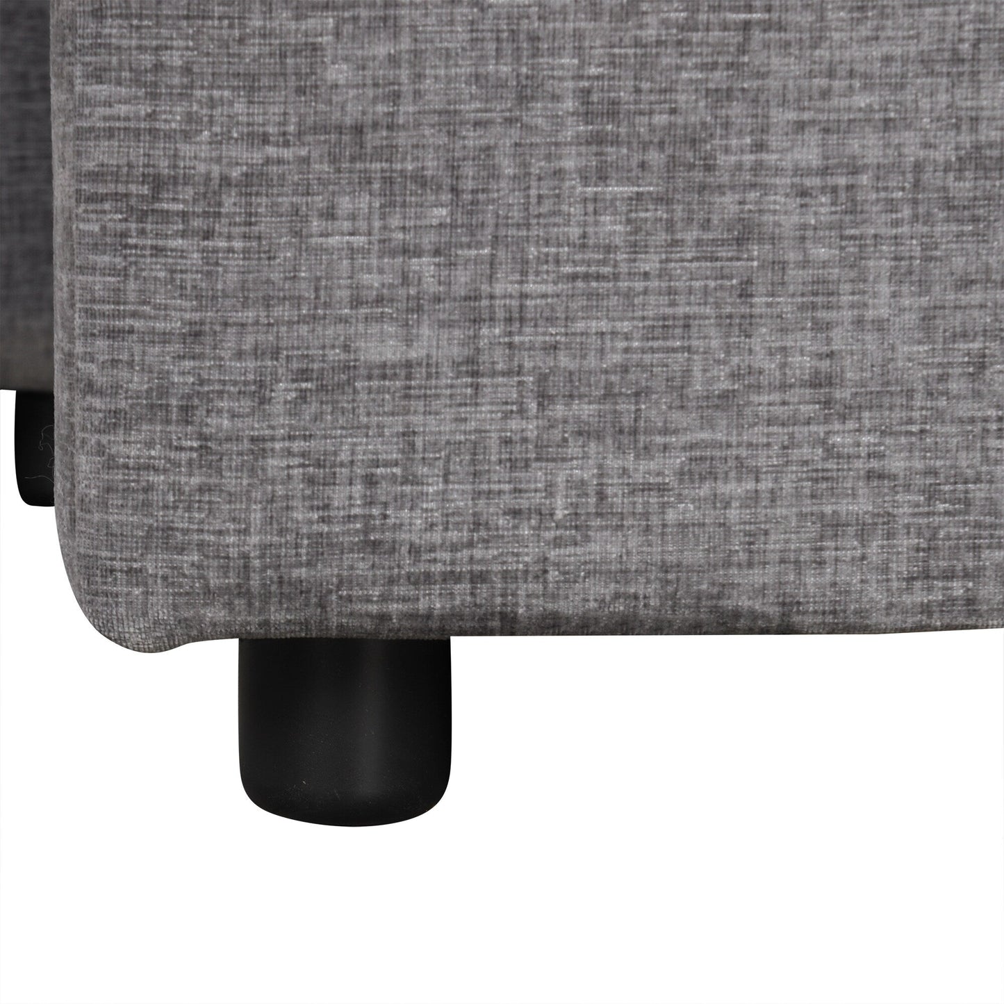 Free Conversion L-Shaped 3-Seat Sectional Sofa Bed with Storage Space and Removable Cushions for Living Room Apartment