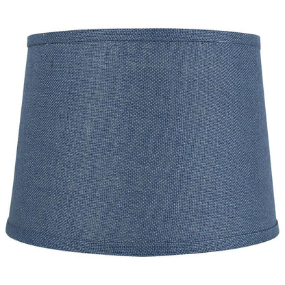 French Drum Burlap Lampshade, 12 to 16 Bottom Size