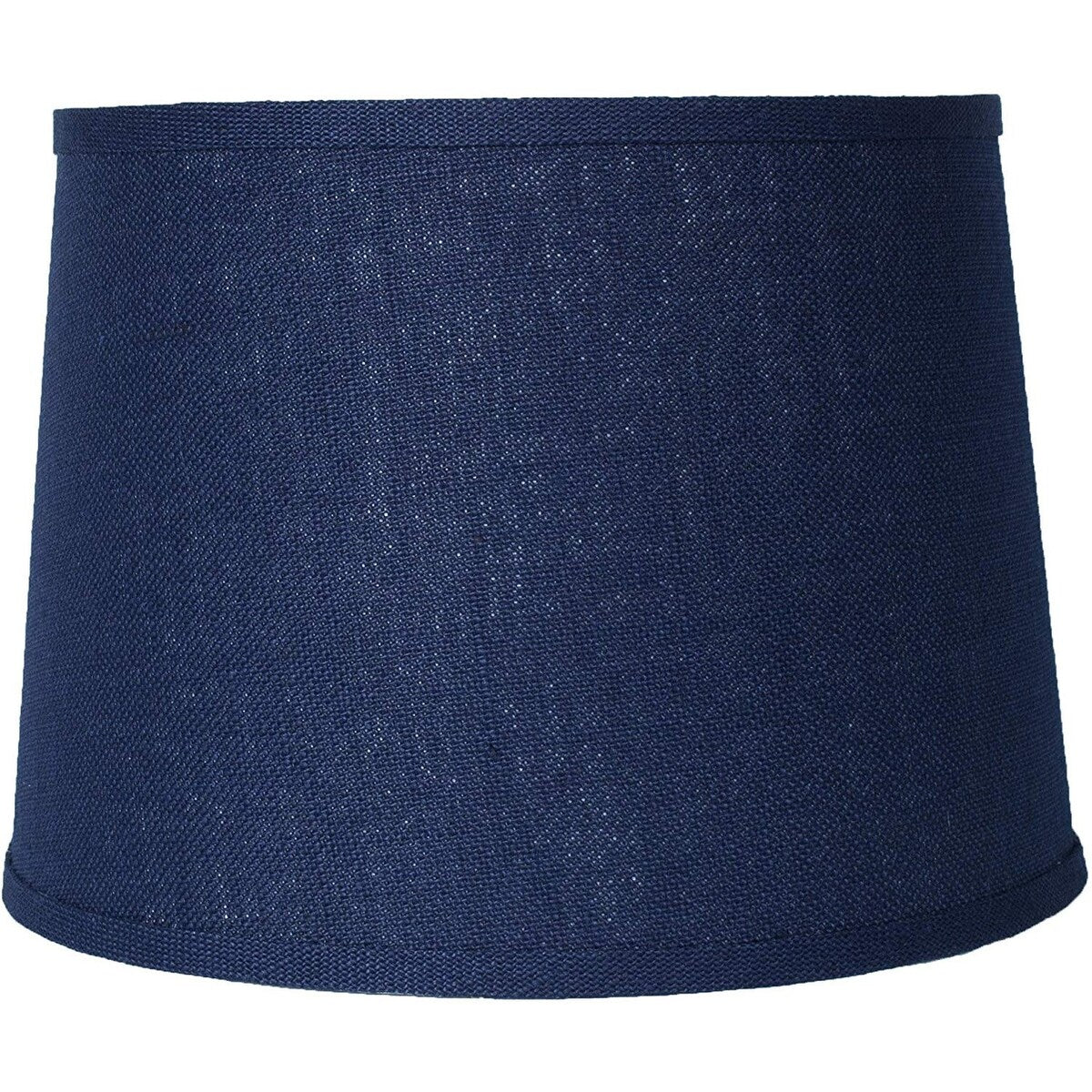 French Drum Burlap Lampshade, 12 to 16 Bottom Size