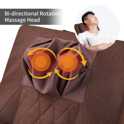 Full massage function-Air pressure-Comfortable Relax Rocking Chair, Lounge Chair Relax Chair with Cotton Fabric Cushion