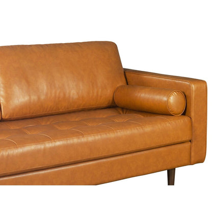 Gio VEGGIE Leather Sofa TAN COLOR