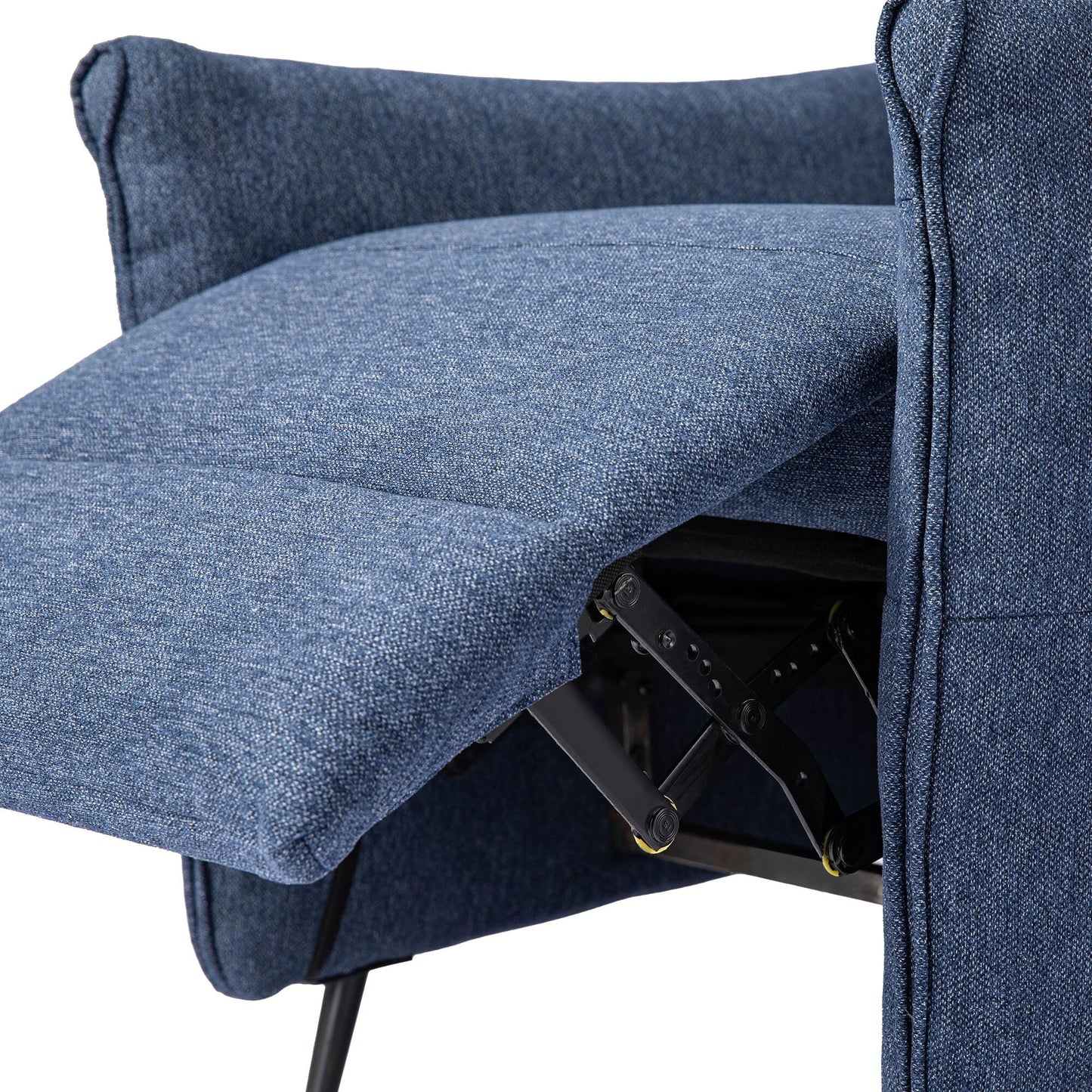 Glitzhome 41H Fabric Push Back Recliner With Ergonomic Segmented Back