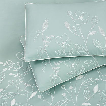Nanshing Taylor 7 Piece Floral Botanical Comforter Set