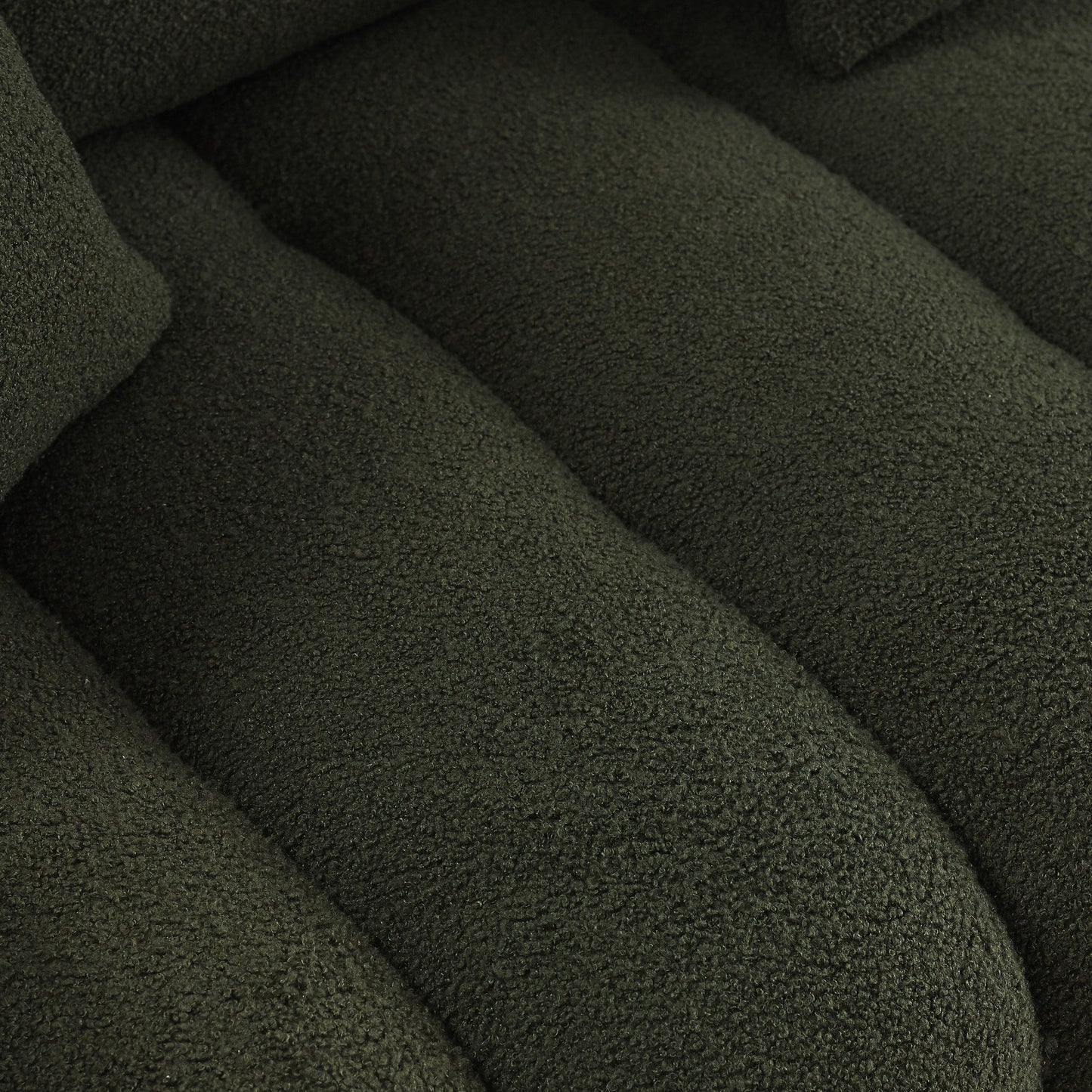 Green 82'' Fabric 3-Seater Sofa with Soft Foam Cushions