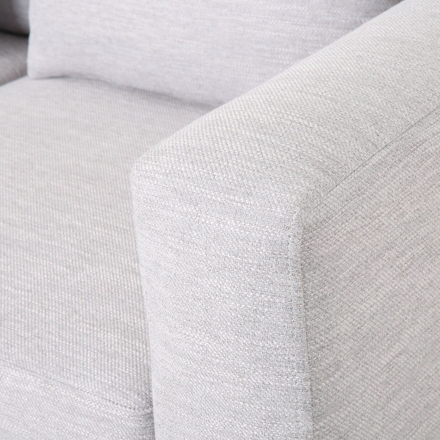 Grey 80'' Polyester 3-Seater Sofa with Solid Wood Trim, Cozy Upholstery, and Birch Legs - Perfect for Living Room