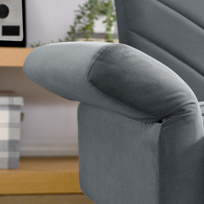 Grey 87 Velvet Tufted Convertible Futon Sofa Bed with Adjustable Armrests for Living Room