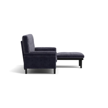 Grey Corduroy Adjustable 3-seater Sofa and Guest Bed