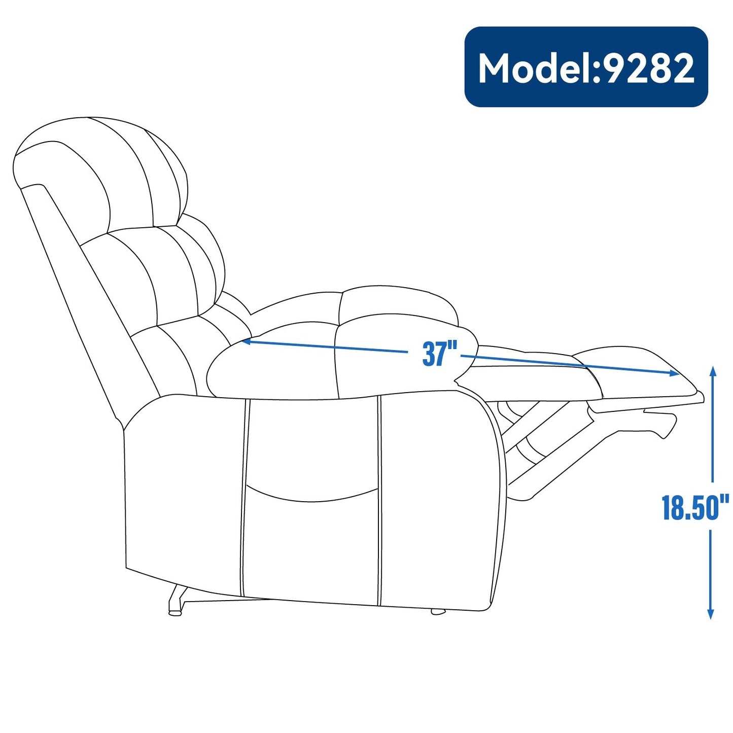 Grey Dual Motor Power Lift Recliner with Massage, Heat, Infinite Reclining, Remote Control, and 350 lbs Capacity
