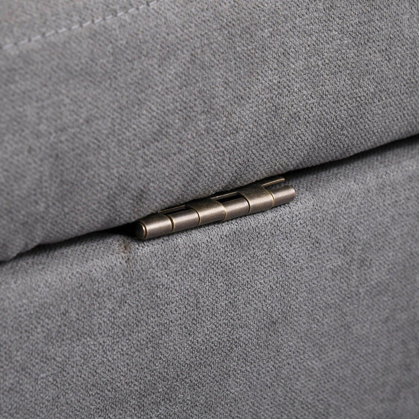 HOMCOM Modern Loveseat Button-tufted Fabric Storage Couch