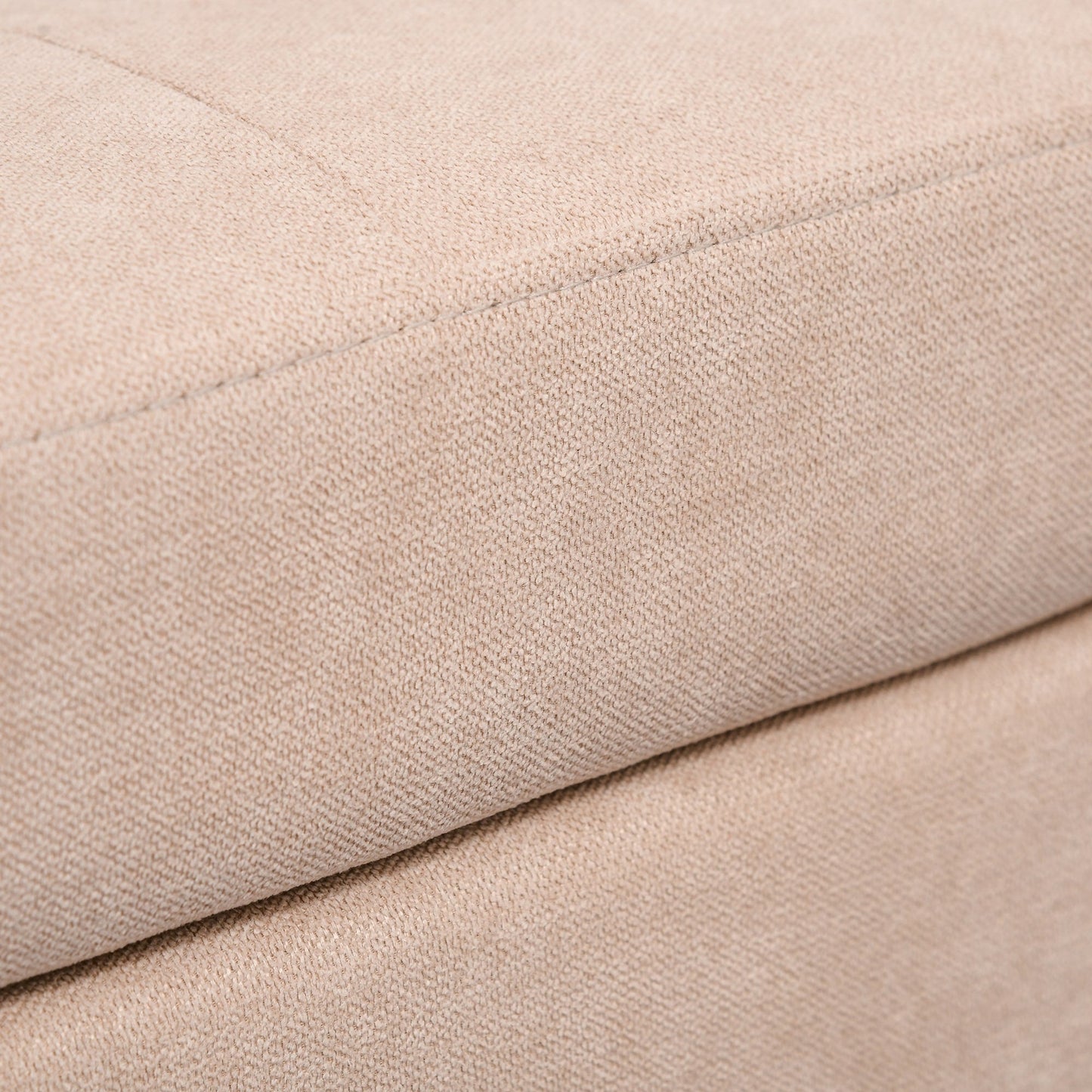 HOMCOM Modern Loveseat Button-tufted Fabric Storage Couch