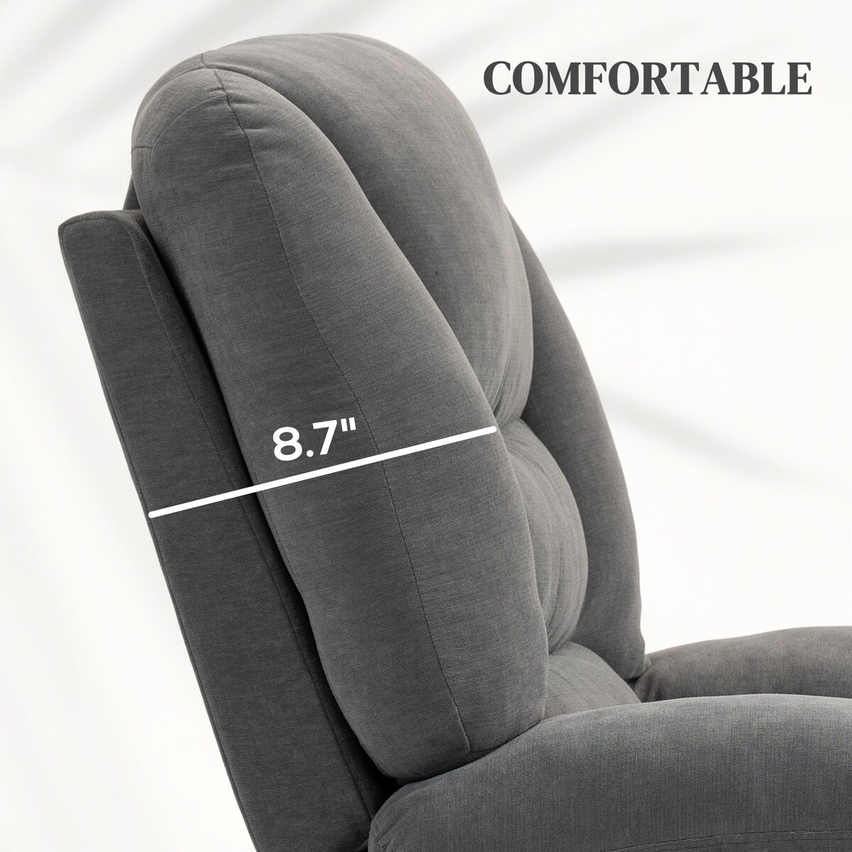 HOMCOM Power Lift Recliner Chair Sofa with Vibration Massage and Heat, Fabric Lift Chair for Elderly