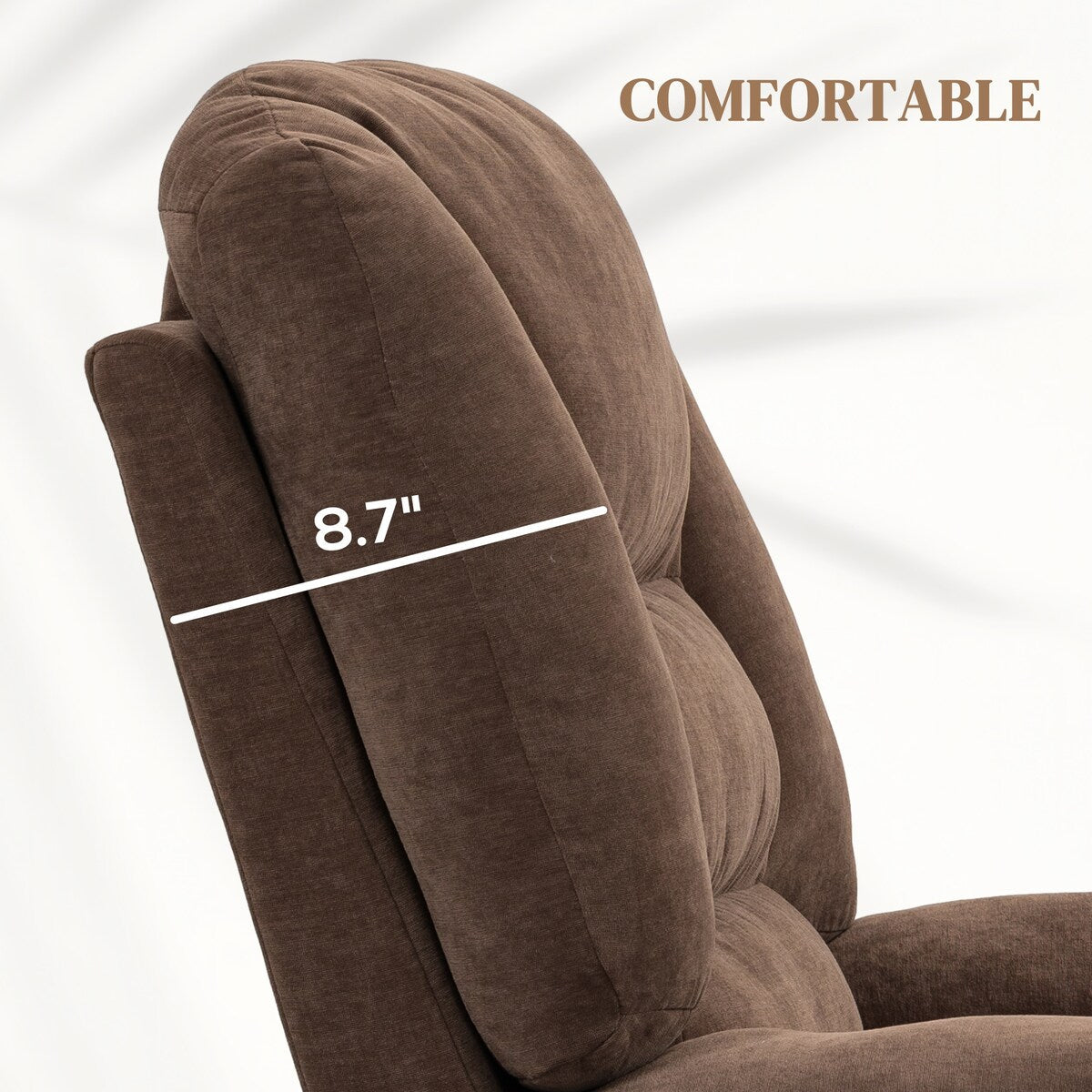 HOMCOM Power Lift Recliner Chair Sofa with Vibration Massage and Heat, Fabric Lift Chair for Elderly