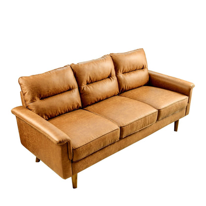 HOOOWOOO Living Room Furniture 71 Modern Upholstered Fabric 3-Seater Sofa