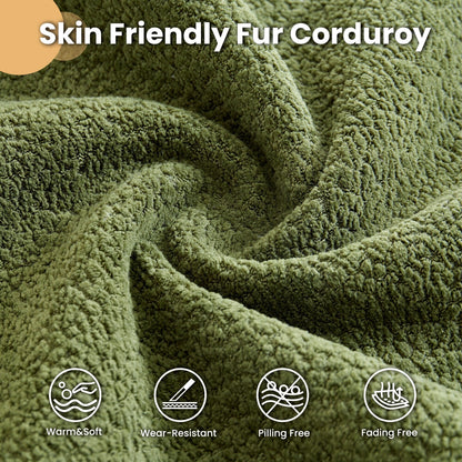 HOOOWOOO Modern Corduroy Fabric Floor Sofa