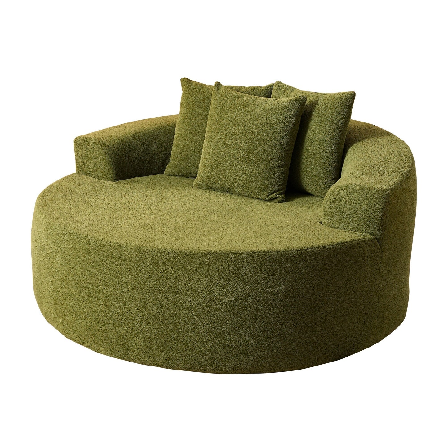 HOOOWOOO Modern Corduroy Fabric Floor Sofa