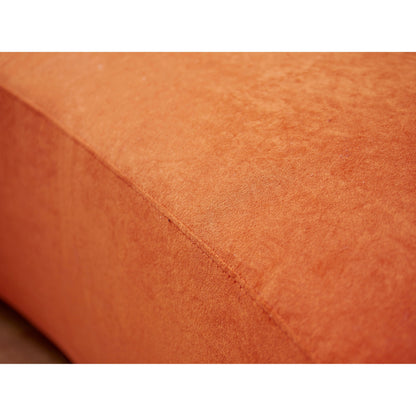90.2 inch Half Moon Curved Velvet Living Room Sofa