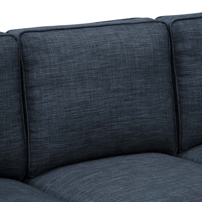 Harbor 78'' Linen Blend Sofa With Solid Wooden Legs