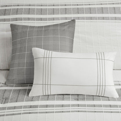 Harbor House Morgan 6 Piece Cotton Jacquard Oversized Comforter Set