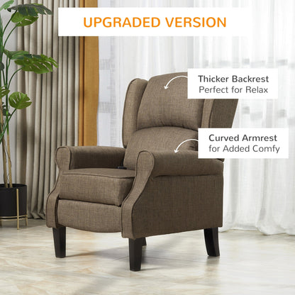 Heated Massage Recliner Chair with Lumbar Heating  Remote Controller