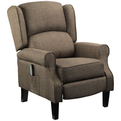 Heated Massage Recliner Chair with Lumbar Heating  Remote Controller