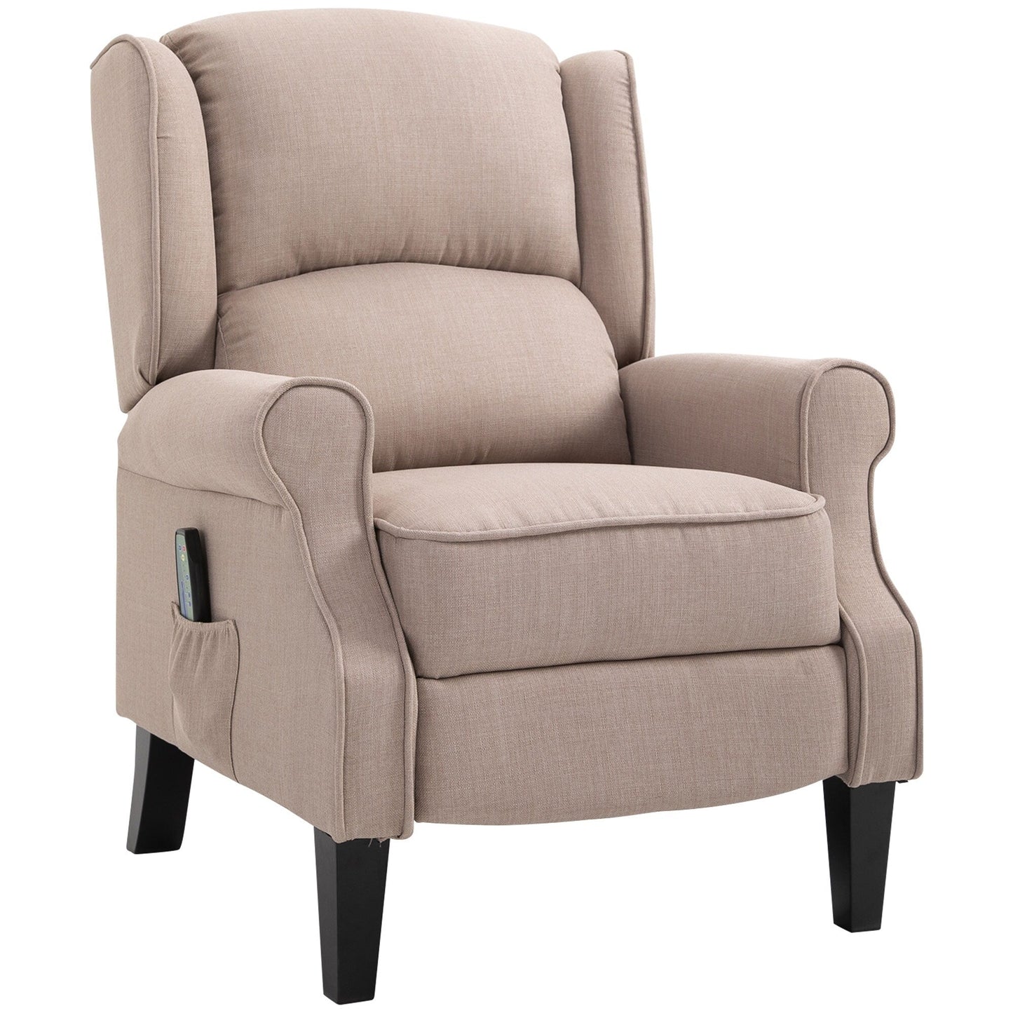 Heated Massage Recliner Chair with Lumbar Heating  Remote Controller