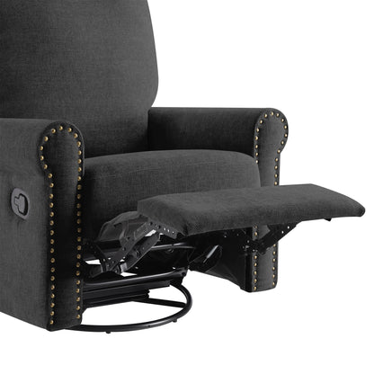 Heido 360 Degree Swivel Glider Manual Recliner Leisure Sofa Chair