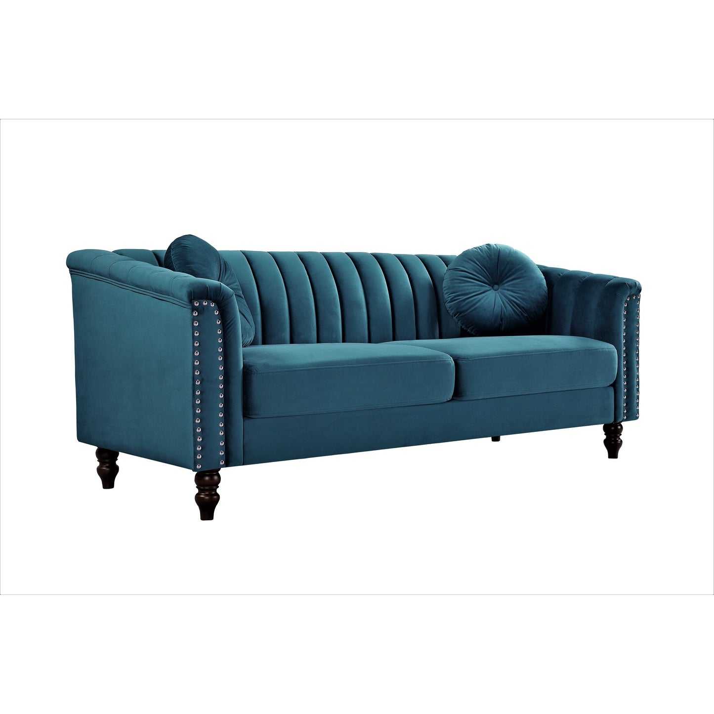 Hills Tufted Back Nailhead 75.2 Sofa