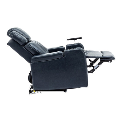 Home Theater Power Recliner, PU Leather, with BT Speaker, USB
