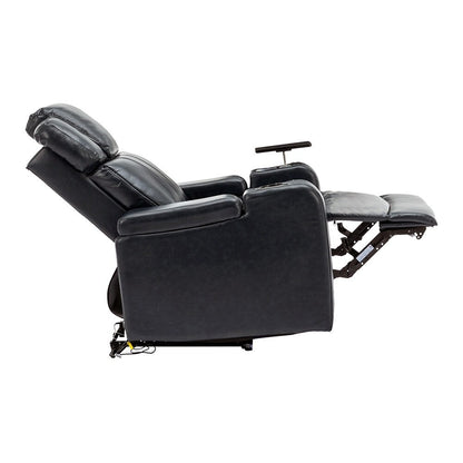 Home Theater Power Recliner, PU Leather, with BT Speaker, USB