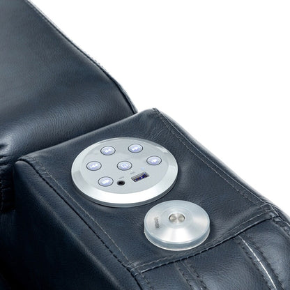 Home Theater Power Recliner, PU Leather, with BT Speaker, USB