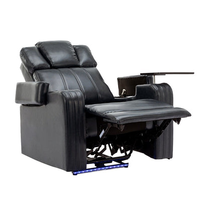 Home Theater Power Recliner, PU Leather, with BT Speaker, USB