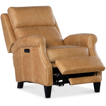 Hooker Furniture RC103-PH Hurley 31 Wide Metal Framed Leather