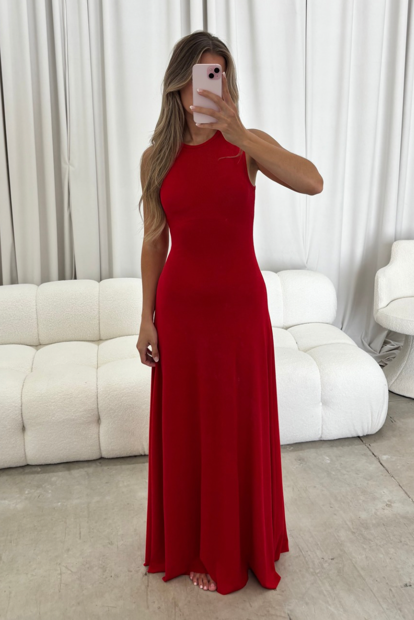 Effortless Maxi Dress in Shirley Temple