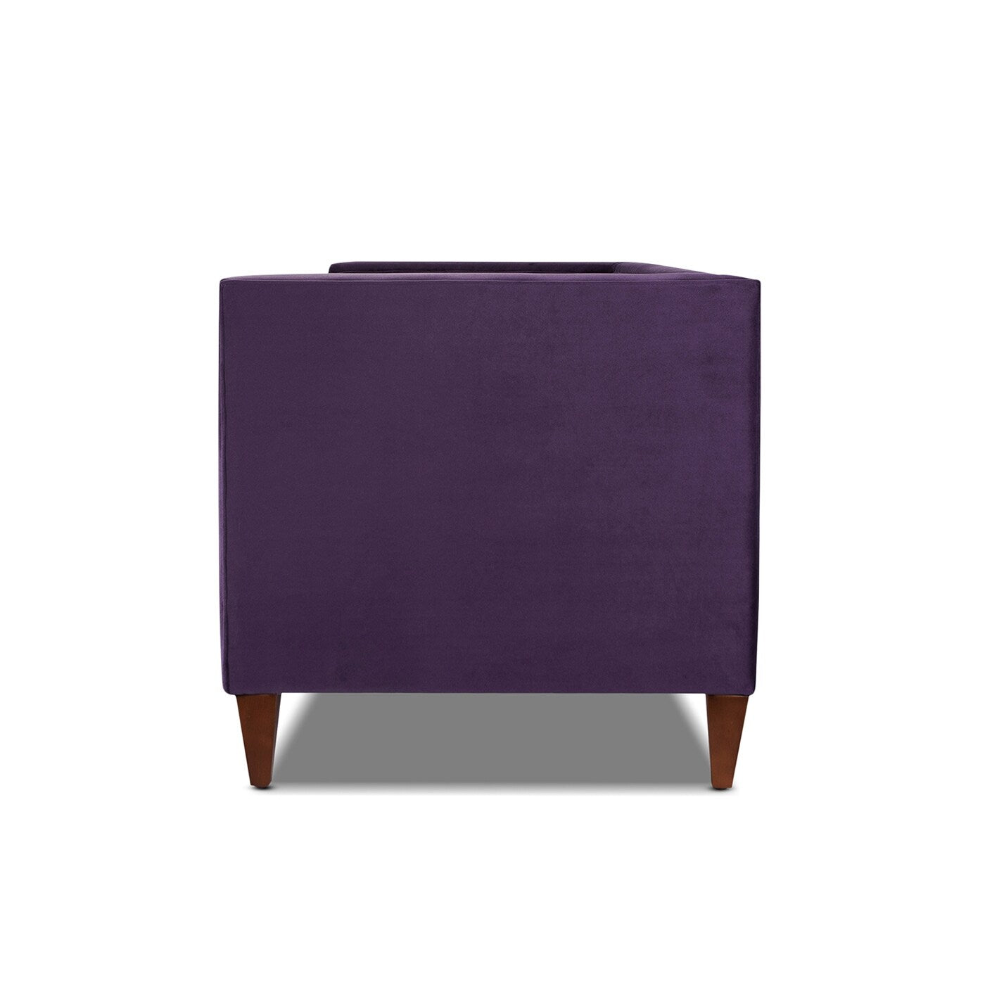 Jack 84 Mid-Century Modern Tuxedo Sofa with Bolster Pillows