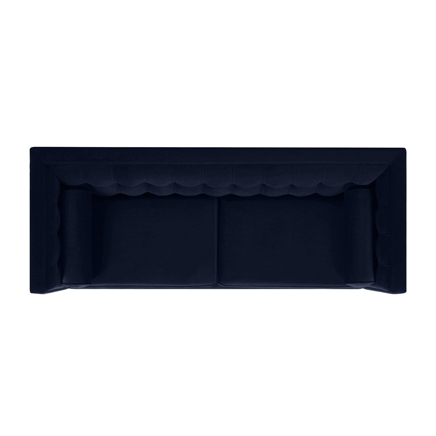Jack 84 Mid-Century Modern Tuxedo Sofa with Bolster Pillows