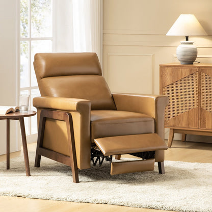 Jaime Modern Power Genuine Leather Recliner with USB Ports by HULALAHOME