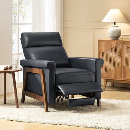 Jaime Modern Power Genuine Leather Recliner with USB Ports by HULALAHOME