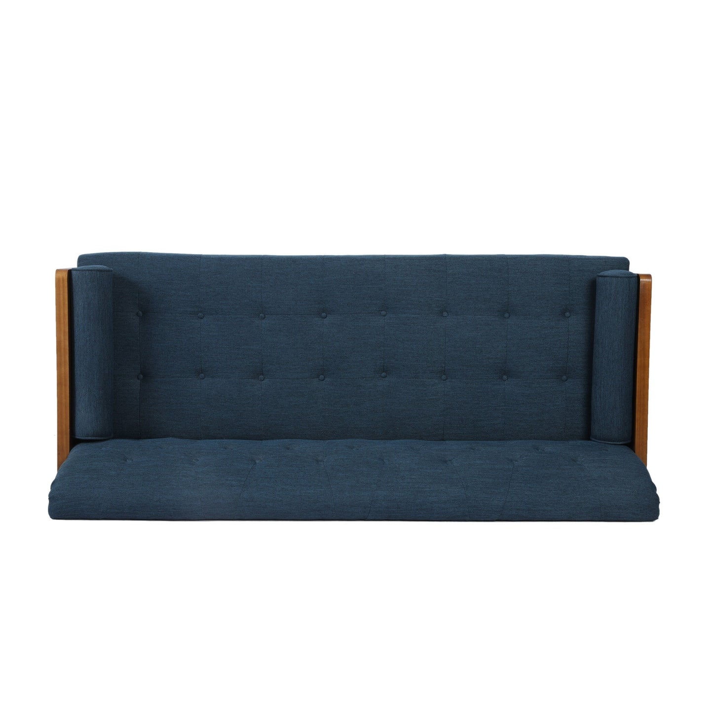 Jalon Mid-century Modern Tufted Fabric Sofa by Christopher Knight Home