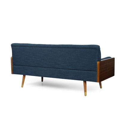 Jalon Mid-century Modern Tufted Fabric Sofa by Christopher Knight Home