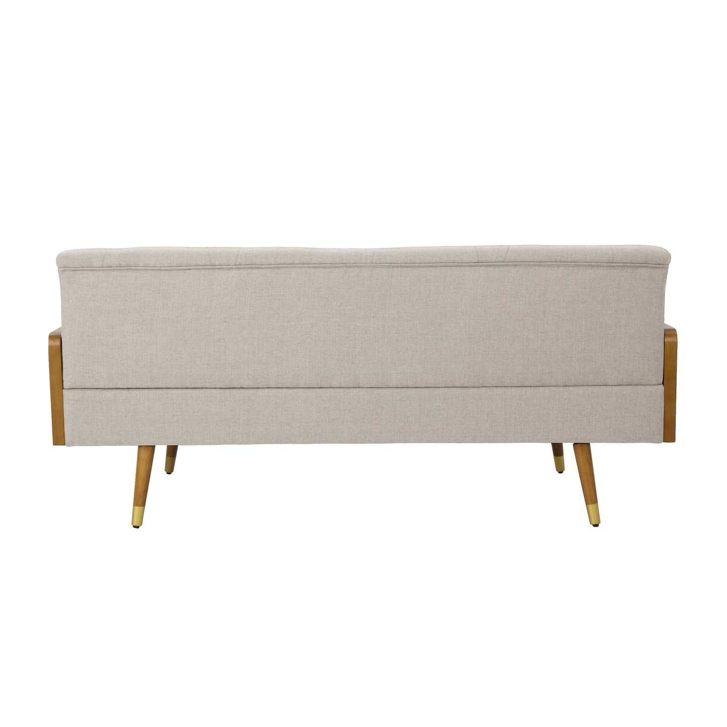 Jalon Mid-century Modern Tufted Fabric Sofa by Christopher Knight Home