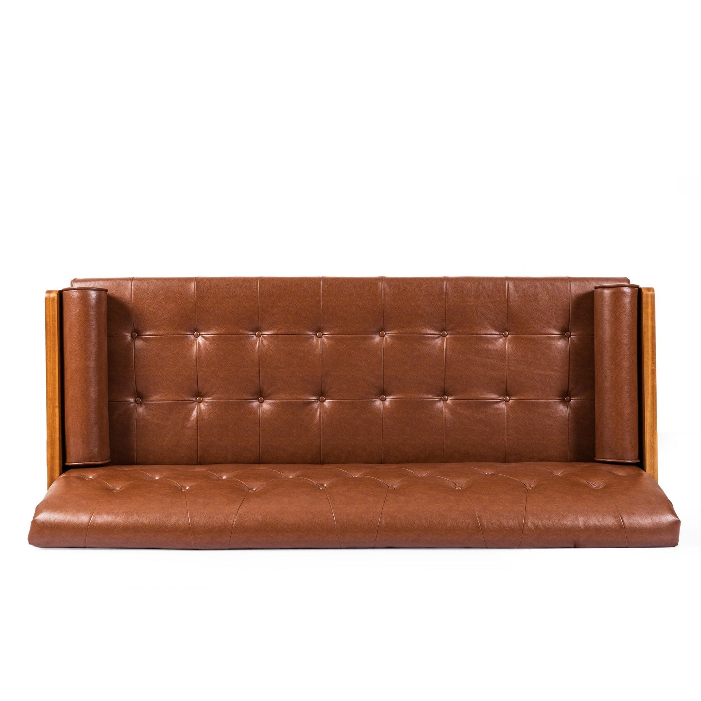 Jalon Mid-century Modern Tufted Fabric Sofa by Christopher Knight Home