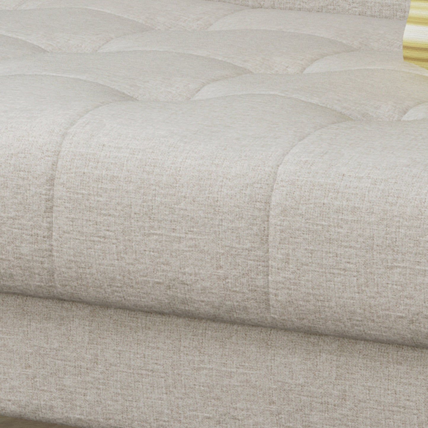 Jalon Mid-century Modern Tufted Fabric Sofa by Christopher Knight Home