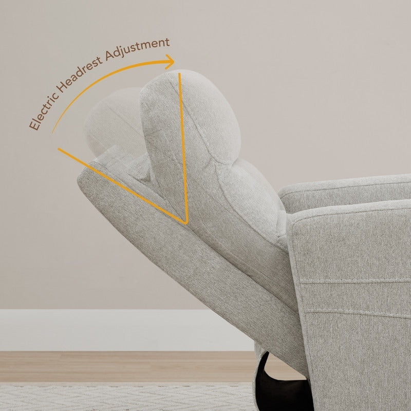 Jason Power Swivel Recliner with Headrest USB Charging Ports
