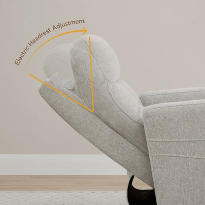 Jason Power Swivel Recliner with Headrest USB Charging Ports