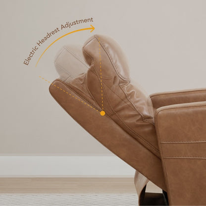 Jason Power Swivel Recliner with Headrest USB Charging Ports