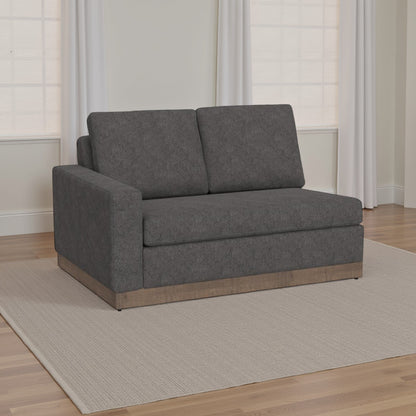 Jeni Sofa, 2 Throw Pillows, Modern 90 Inch Dark Brown Faux Leather