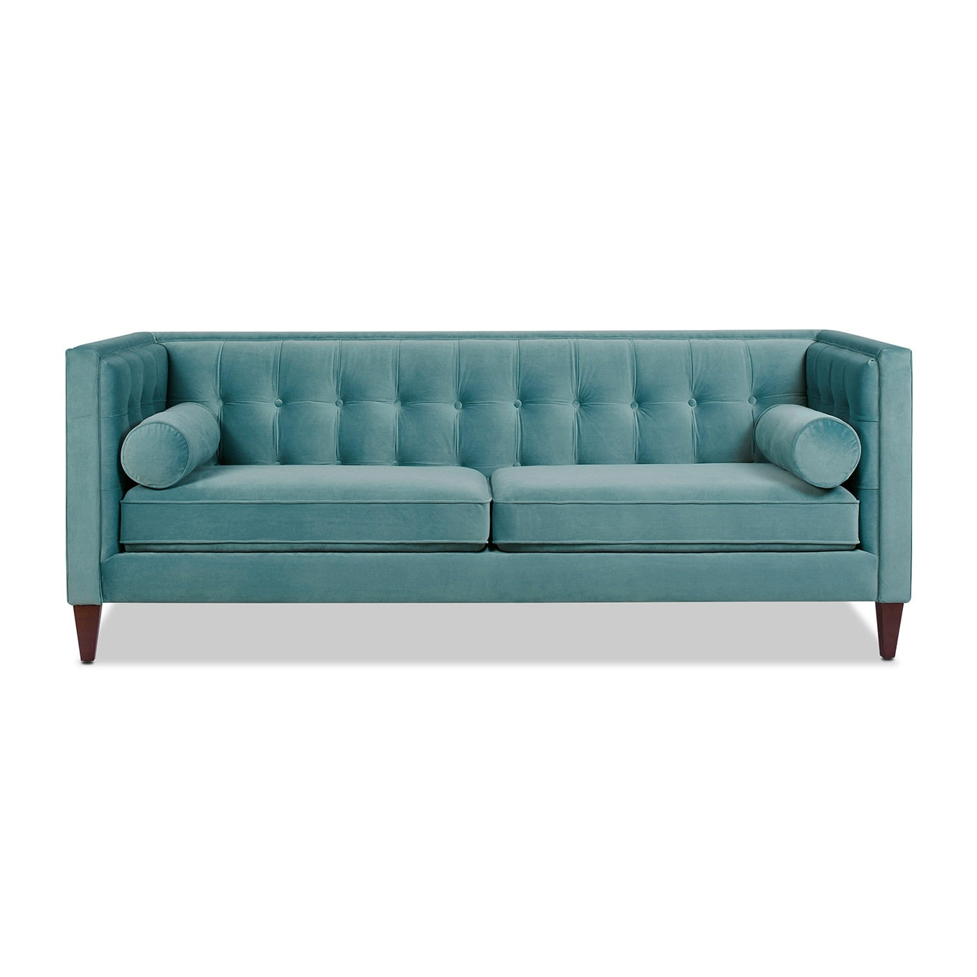 Jack 84 Modern Upholstered Tufted Tuxedo Sofa