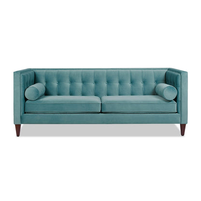 Jack 84 Modern Upholstered Tufted Tuxedo Sofa